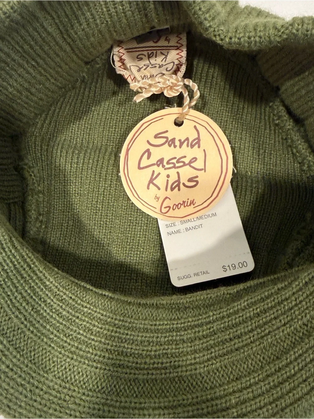 GOORIN BROS NWT Sand Cassel Kids 